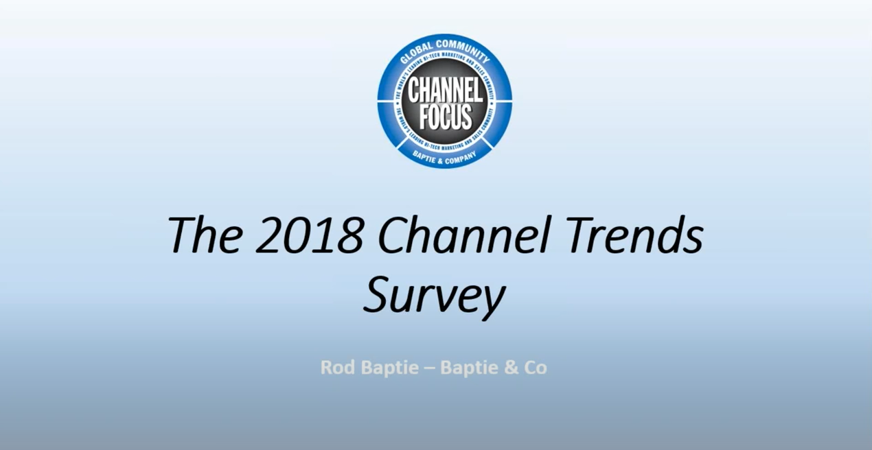 2018 Channel Trends Survey