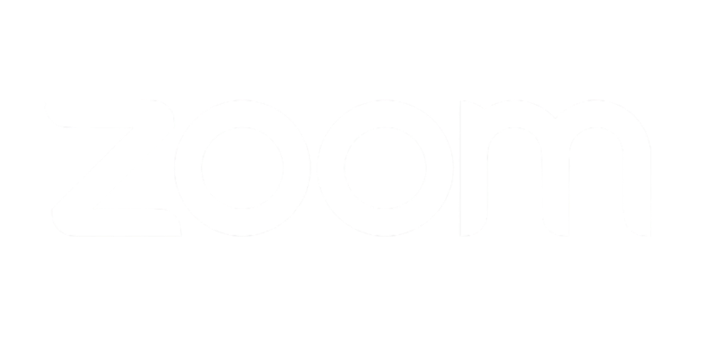 zoom logo white